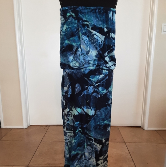 Calvin Klein Blue Maxi Dress - Picture 3 of 4